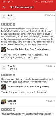 Zero Gravity Moving LLC