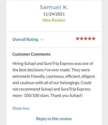 Suretrip Express Moving LLC